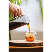 Hario Glass Iced & Cold Brew Tea Pitcher - Gray (27oz/800ml) - Corkys Coffee