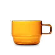 Hario Stackable Glass Mug - Amber (10oz/300ml) - Corkys Coffee