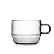 Hario Stackable Glass Mug - Gray (10oz/300ml) - Corkys Coffee