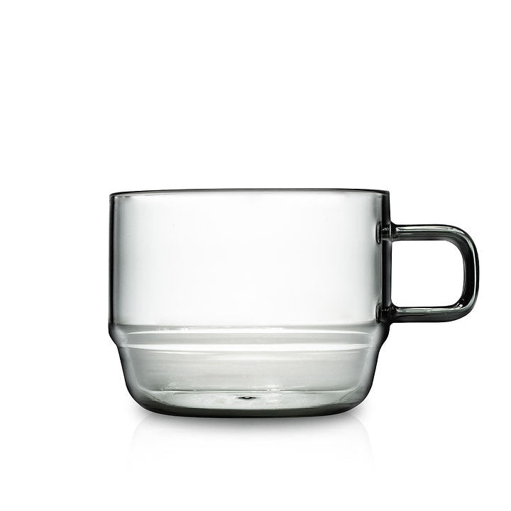 Hario Stackable Glass Mug - Gray (10oz/300ml) - Corkys Coffee