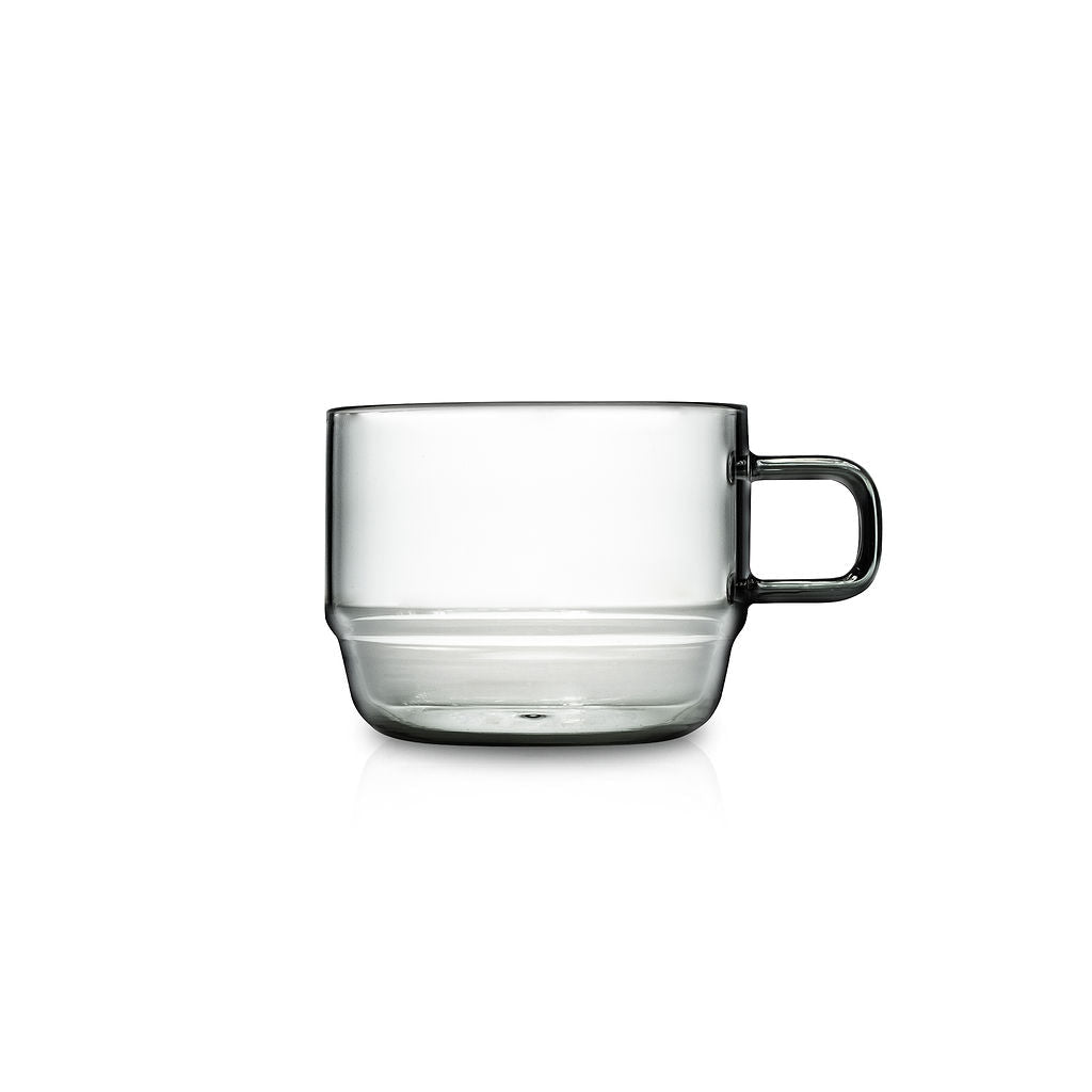 Hario Stackable Glass Mug - Gray (10oz/300ml) - Corkys Coffee