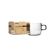 Hario Stackable Glass Mug - Gray (10oz/300ml) - Corkys Coffee