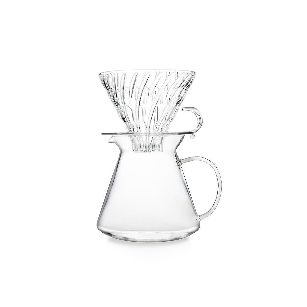 Hario V60 02 Simply Glass Pour Over Coffee Kit - Corkys Coffee