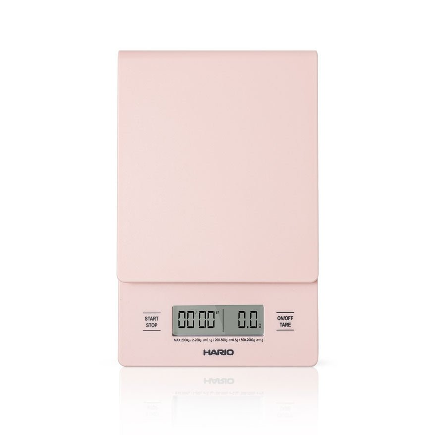 Hario V60 Drip Scale and Timer - Matte Pink - Corkys Coffee