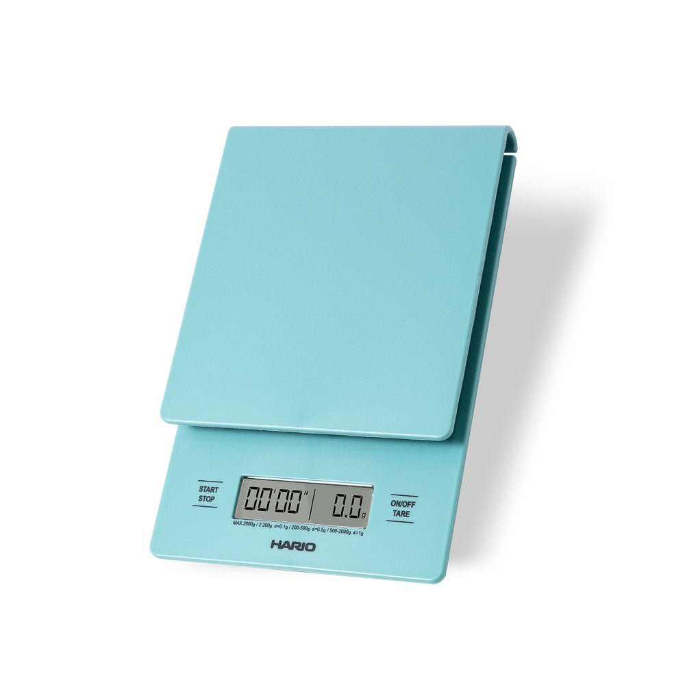 Hario V60 Drip Scale and Timer - Turquoise - Corkys Coffee