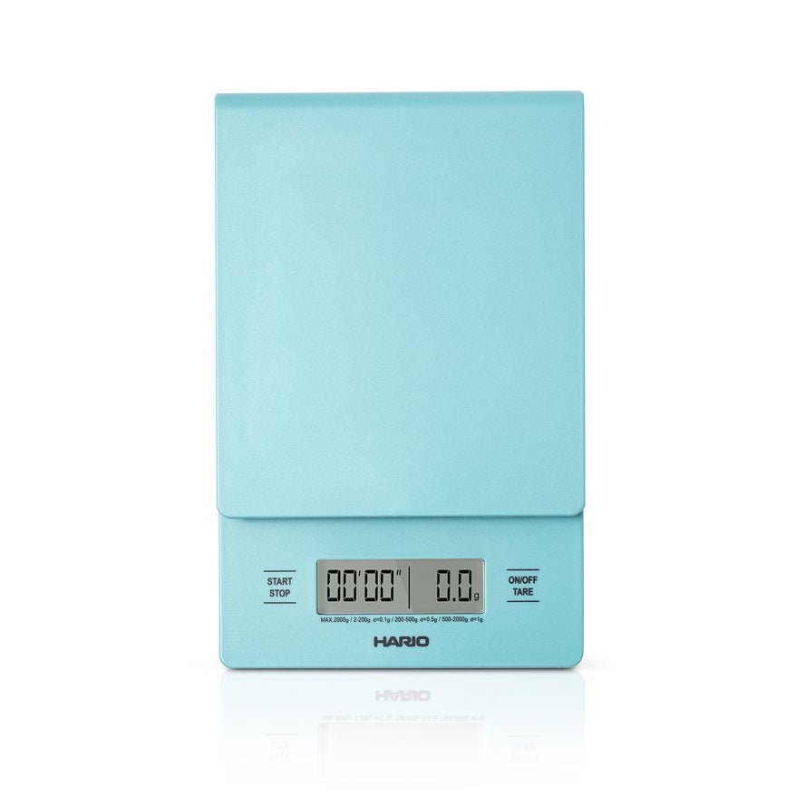 Hario V60 Drip Scale and Timer - Turquoise - Corkys Coffee