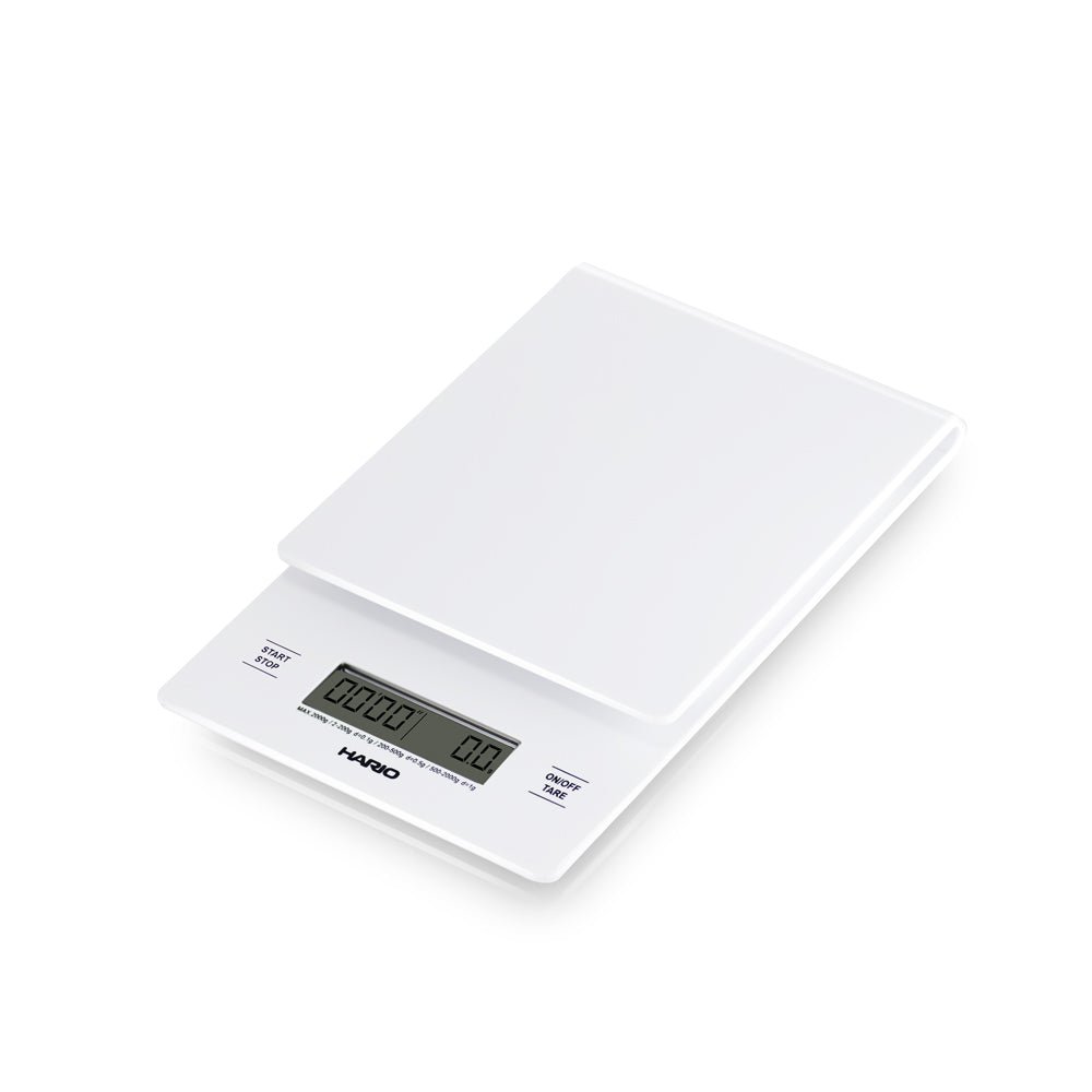 Hario V60 Drip Scale and Timer - White - Corkys Coffee