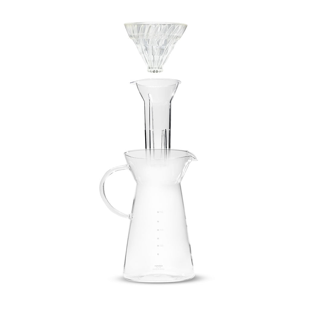 Hario V60 Hot & Iced Glass Coffee Maker - 700ml - Corkys Coffee