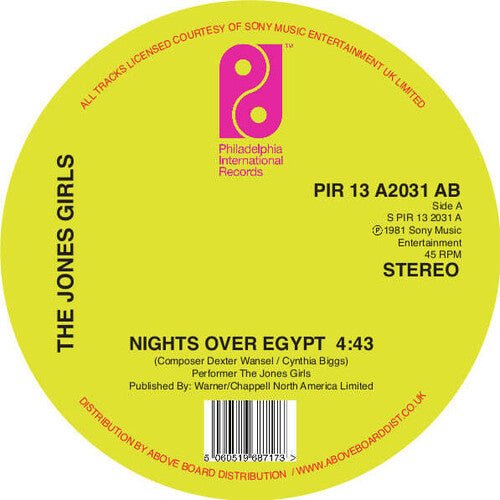 Jones Girls - Nights Over Egypt - Corkys Coffee