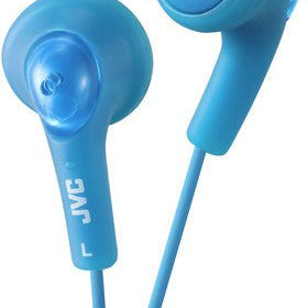 JVC America - Jvc Haf160ak Gumy Earbud Headphones Peppermnt Blue - Corkys Coffee