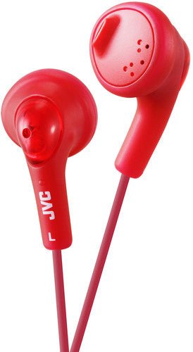 JVC America - Jvc Haf160rk Gumy Earbud Headphones Raspberry Red - Corkys Coffee