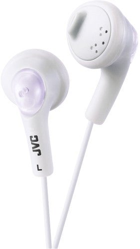 JVC America - Jvc Haf160wk Gumy Earbud Headphones Coconut White - Corkys Coffee