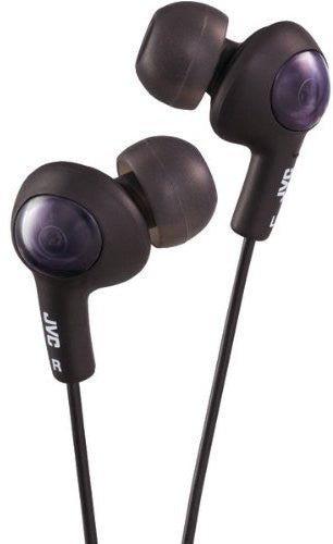 JVC America - Jvc Hafr6b Gumy Plus Earbud Headphones Mic Black - Corkys Coffee
