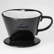 Kalita Style 102 Ceramic Coffee Dripper - Black - Corkys Coffee