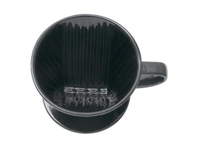 Kalita Style 102 Ceramic Coffee Dripper - Black - Corkys Coffee