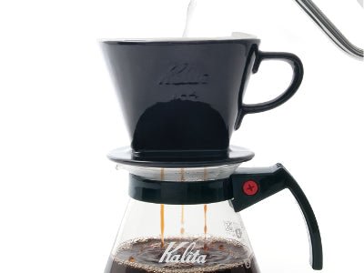 Kalita Style 102 Ceramic Coffee Dripper - Black - Corkys Coffee
