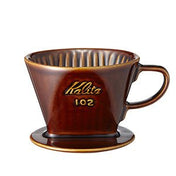 Kalita Style 102 Ceramic Coffee Dripper - Brown - Corkys Coffee