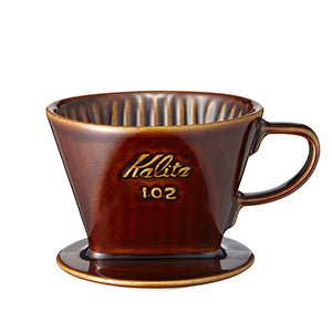 Kalita Style 102 Ceramic Coffee Dripper - Brown - Corkys Coffee