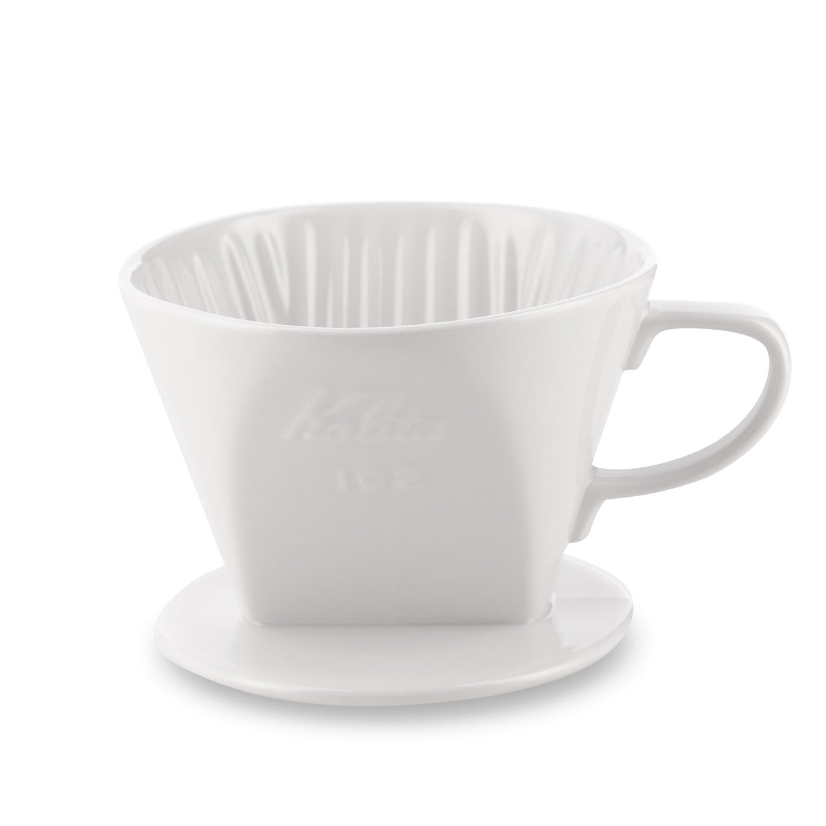 Kalita Style 102 Ceramic Coffee Dripper - White - Corkys Coffee