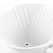 Kalita Style 102 Ceramic Coffee Dripper - White - Corkys Coffee