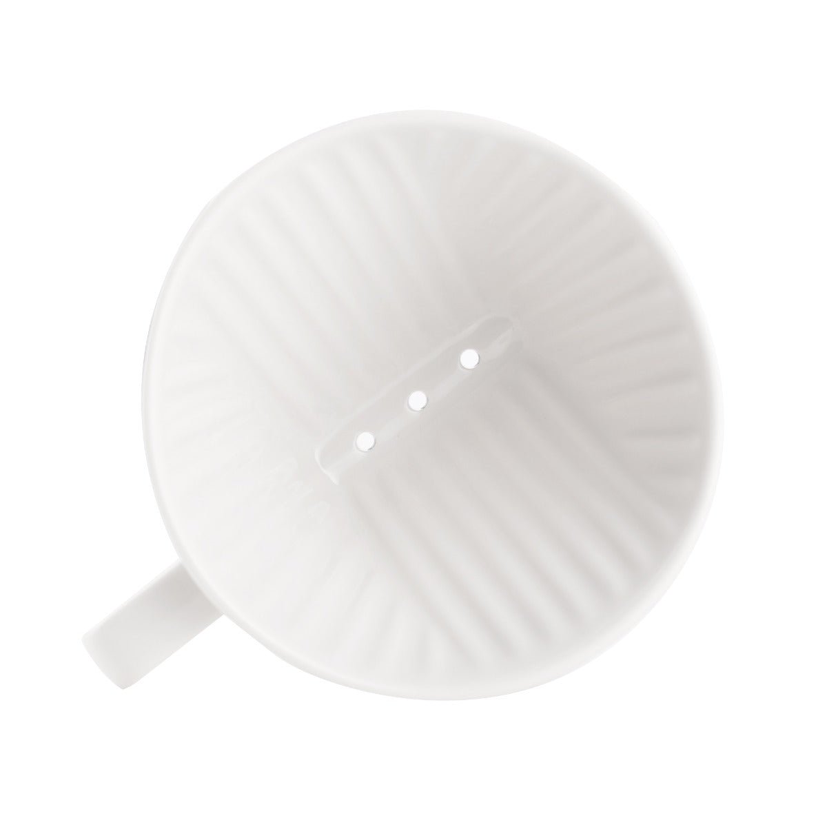 Kalita Style 102 Ceramic Coffee Dripper - White - Corkys Coffee
