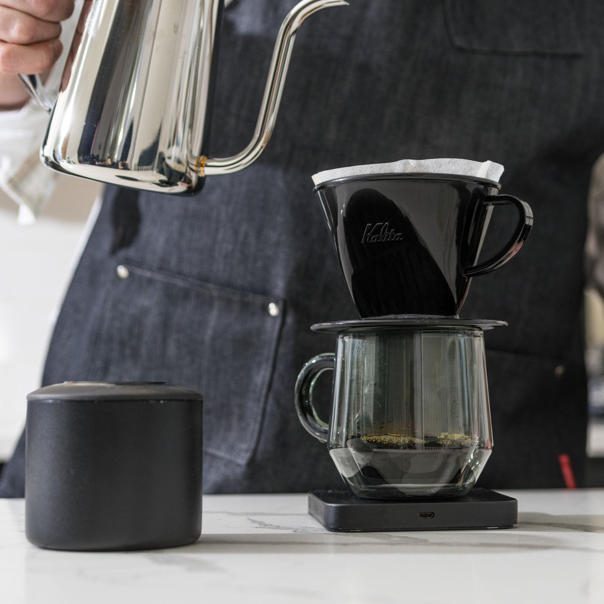 Kalita Style 102 Coffee Dripper - Black Plastic - Corkys Coffee