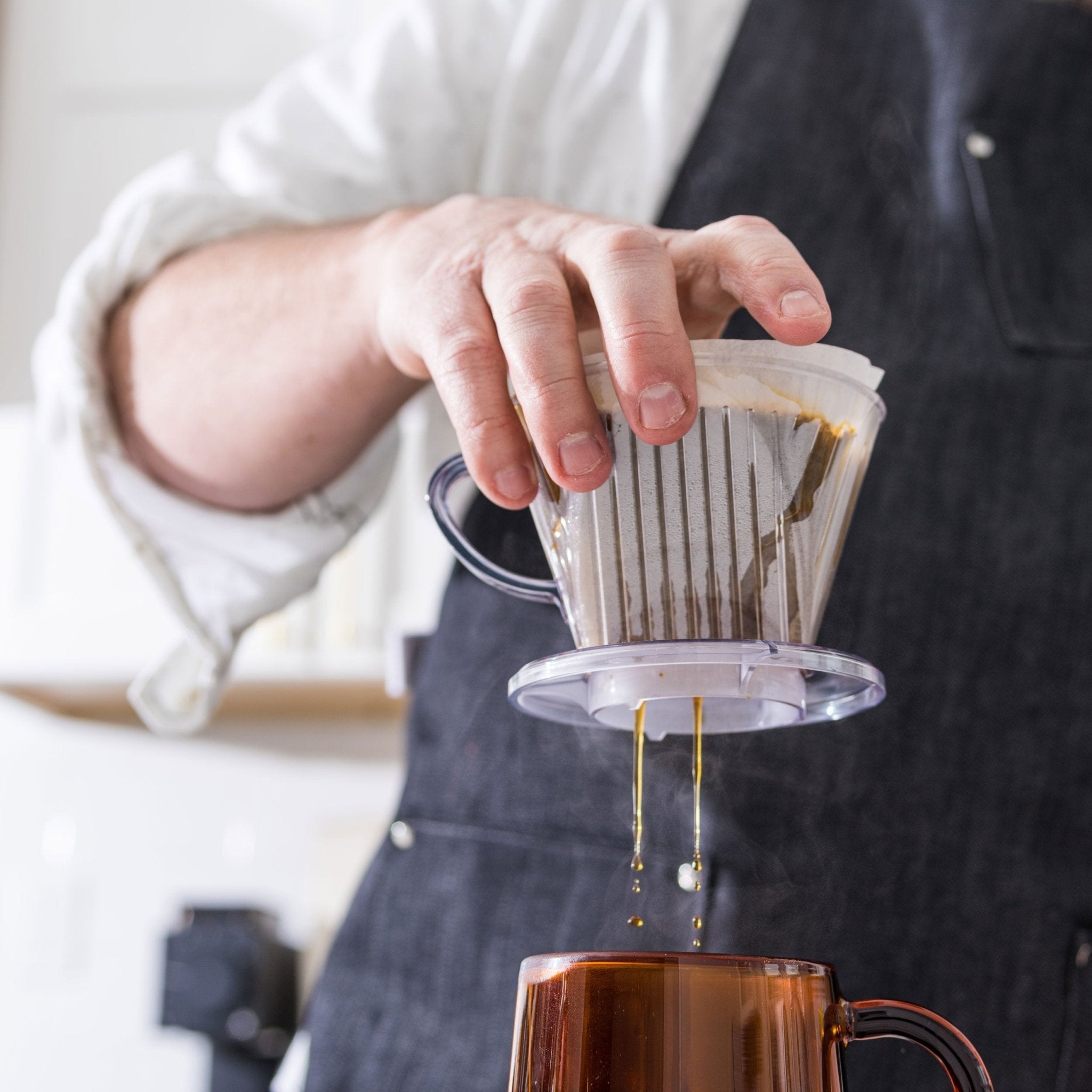 Kalita Style 103 Coffee Dripper - Clear Plastic - Corkys Coffee