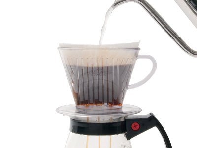 Kalita Style 103 Wide Brim Coffee Dripper - Clear Plastic - Corkys Coffee