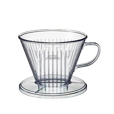 Kalita Style 103 Wide Brim Coffee Dripper - Clear Plastic - Corkys Coffee
