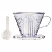 Kalita Style 103 Wide Brim Coffee Dripper - Clear Plastic - Corkys Coffee