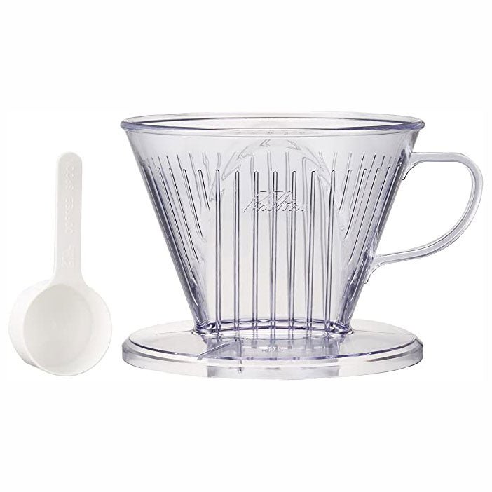 Kalita Style 103 Wide Brim Coffee Dripper - Clear Plastic - Corkys Coffee
