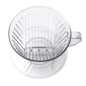 Kalita Style 103 Wide Brim Coffee Dripper - Clear Plastic - Corkys Coffee