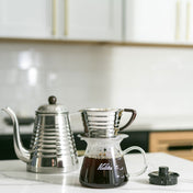 Kalita Wave 155 Stainless Steel Coffee Dripper - Corkys Coffee
