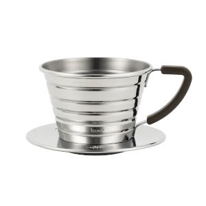 Kalita Wave 155 Stainless Steel Coffee Dripper - Corkys Coffee