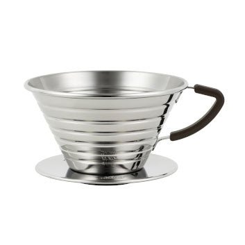 Kalita Wave 185 Stainless Steel Coffee Dripper - Corkys Coffee
