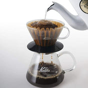 Kalita Wave Glass Coffee Dripper 185 - Corkys Coffee