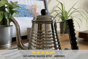 Kalita Wave Stainless Steel Gooseneck Kettle - 1L - Corkys Coffee