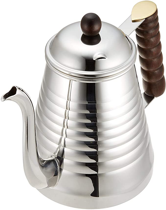 Kalita Wave Stainless Steel Gooseneck Kettle - 1L - Corkys Coffee