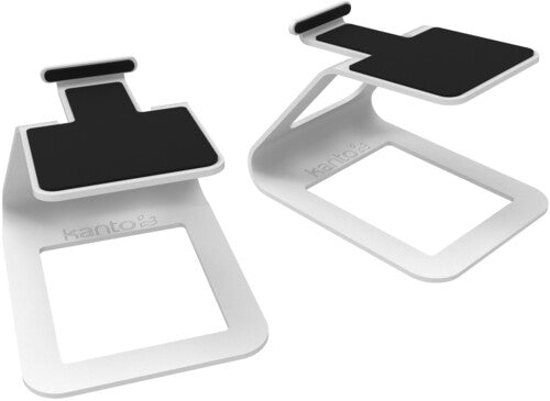 Kanto - Kanto Se2w Desktop Speaker Stands Sm Spks Pair Wht - Corkys Coffee