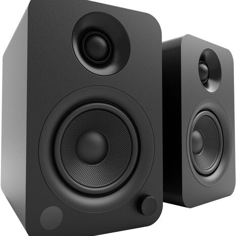 Kanto - Kanto Yu Bluetooth 140w Bookshelf Speakers Black - Corkys Coffee