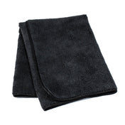 Microfiber Black Cloth Towel 16" x 16" - Corkys Coffee