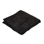 Microfiber Black Cloth Towel 16" x 16" - Corkys Coffee