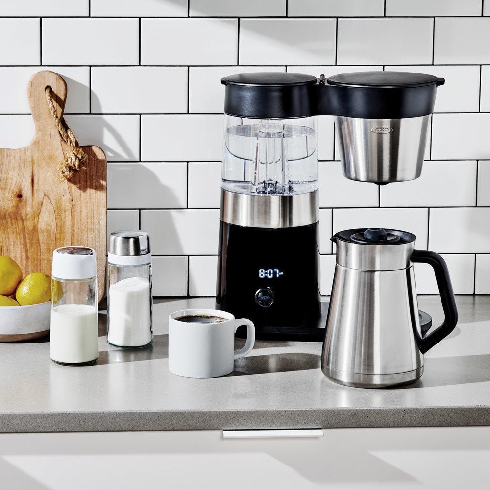 OXO Barista Brain 9 - Cup Coffee Maker - Black/Silver - Corkys Coffee