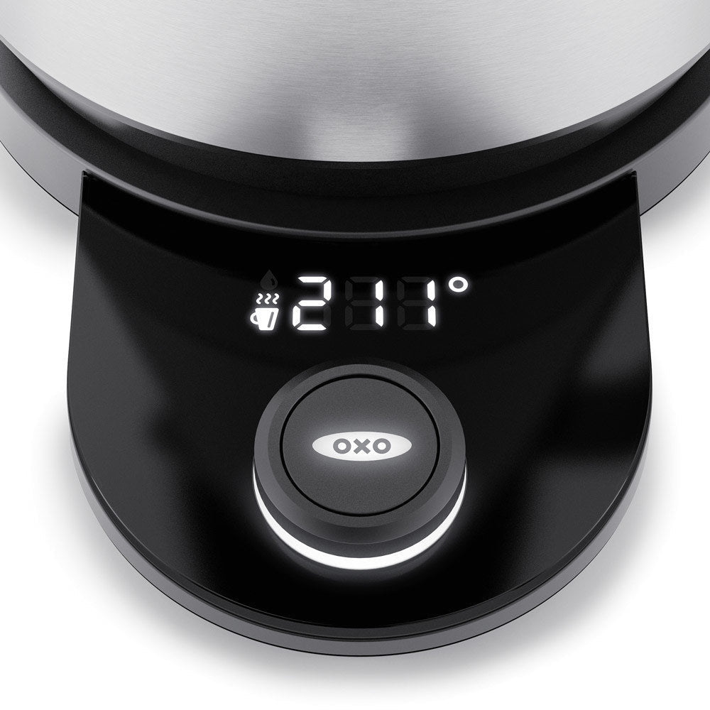 OXO Cordless Adjustable Temperature Electric Kettle 1.75L - Corkys Coffee