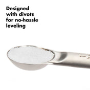 OXO Good Grips 4 - piece Stainless Steel Measuring Spoon Set - Corkys Coffee