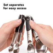 OXO Good Grips 4 - piece Stainless Steel Measuring Spoon Set - Corkys Coffee