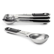 OXO Good Grips 4 - piece Stainless Steel Measuring Spoon Set - Corkys Coffee