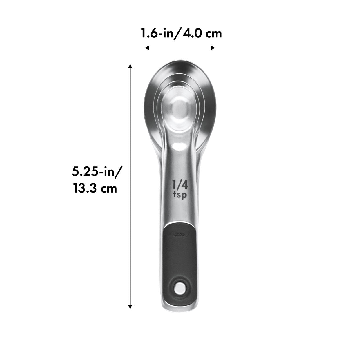 OXO Good Grips 4 - piece Stainless Steel Measuring Spoon Set - Corkys Coffee
