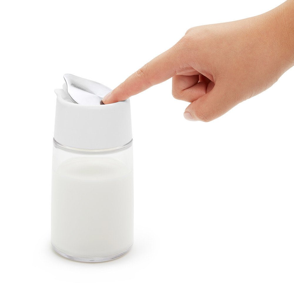 OXO Good Grips Glass Creamer Dispenser - 12oz capacity - Corkys Coffee