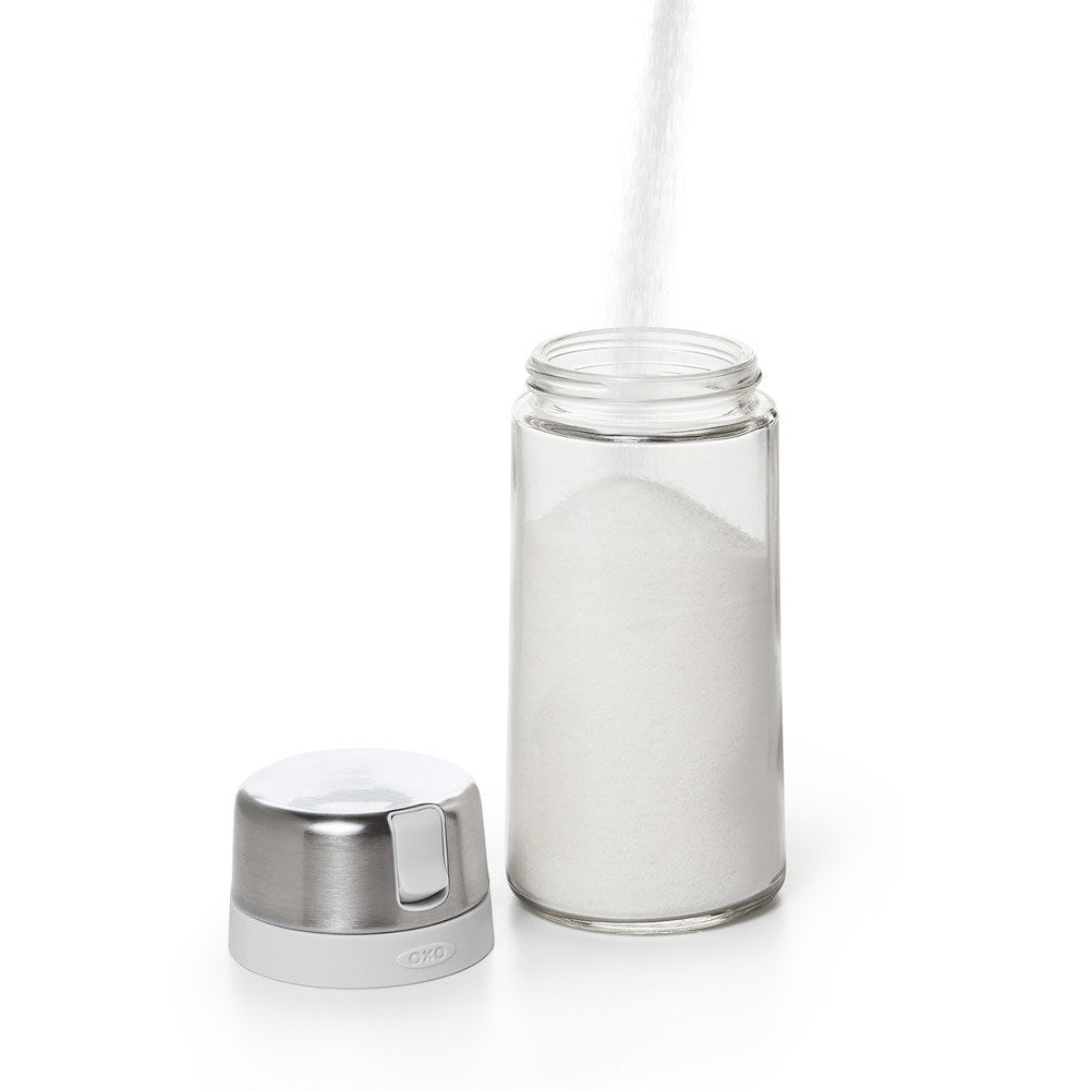 OXO Good Grips Glass Sugar Dispenser - 12oz capacity - Corkys Coffee